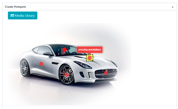 Tinyhotspts WordPress Responsive Image Hotspots creator tool