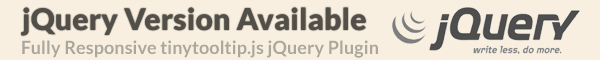 Tinytooltip.js - Responsive jQuery Tooltip Plugin